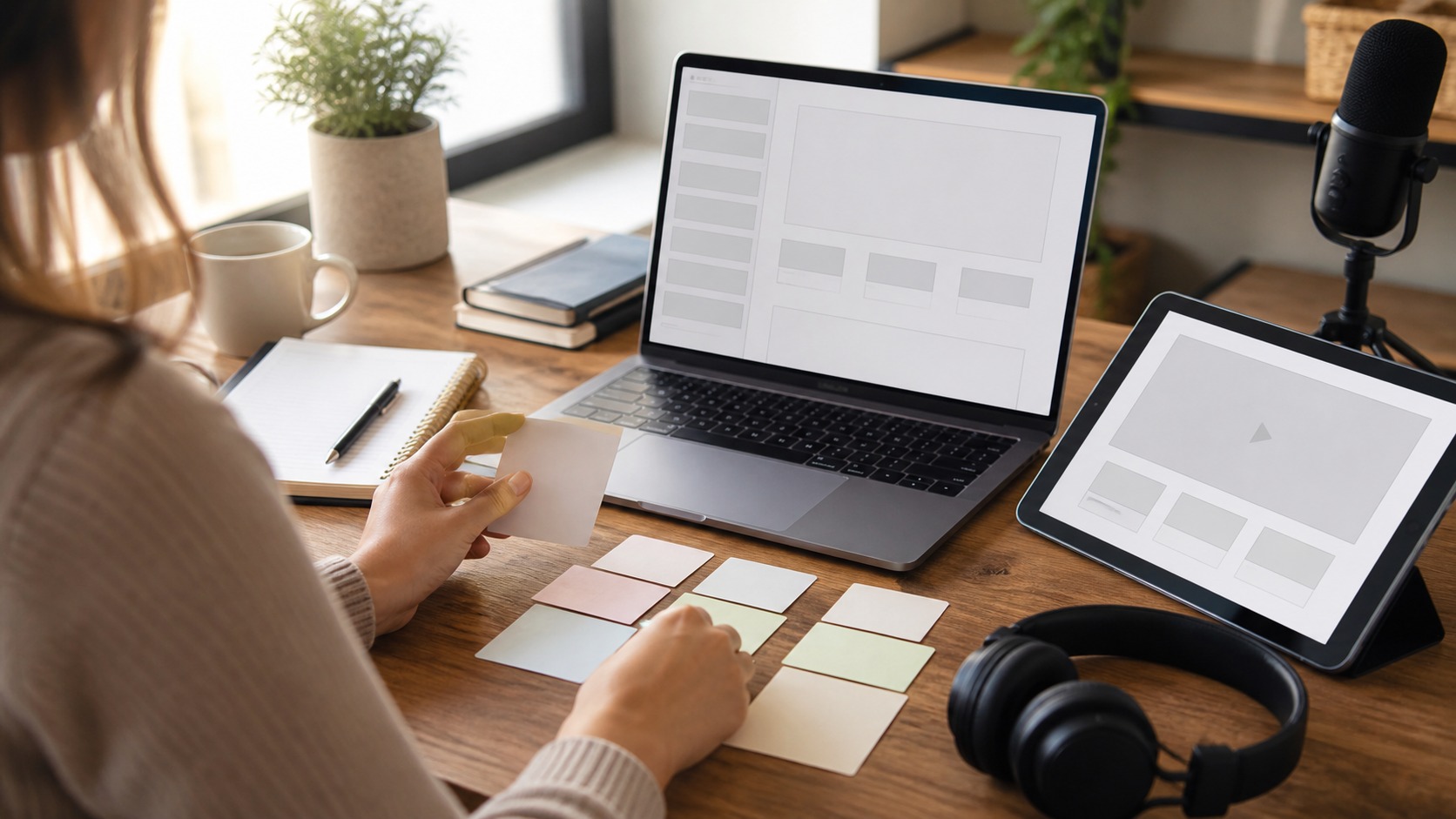 Online learning scene for how to create engaging online courses from scratch
