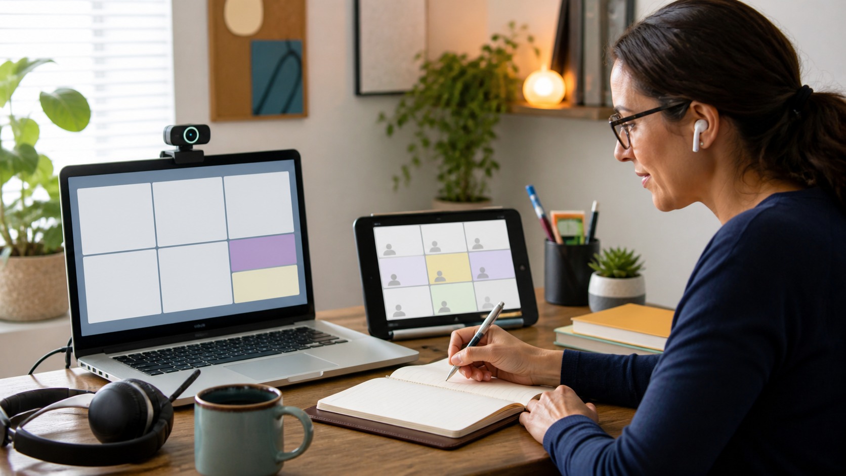 Online learning scene for how your teaching philosophy shapes student success