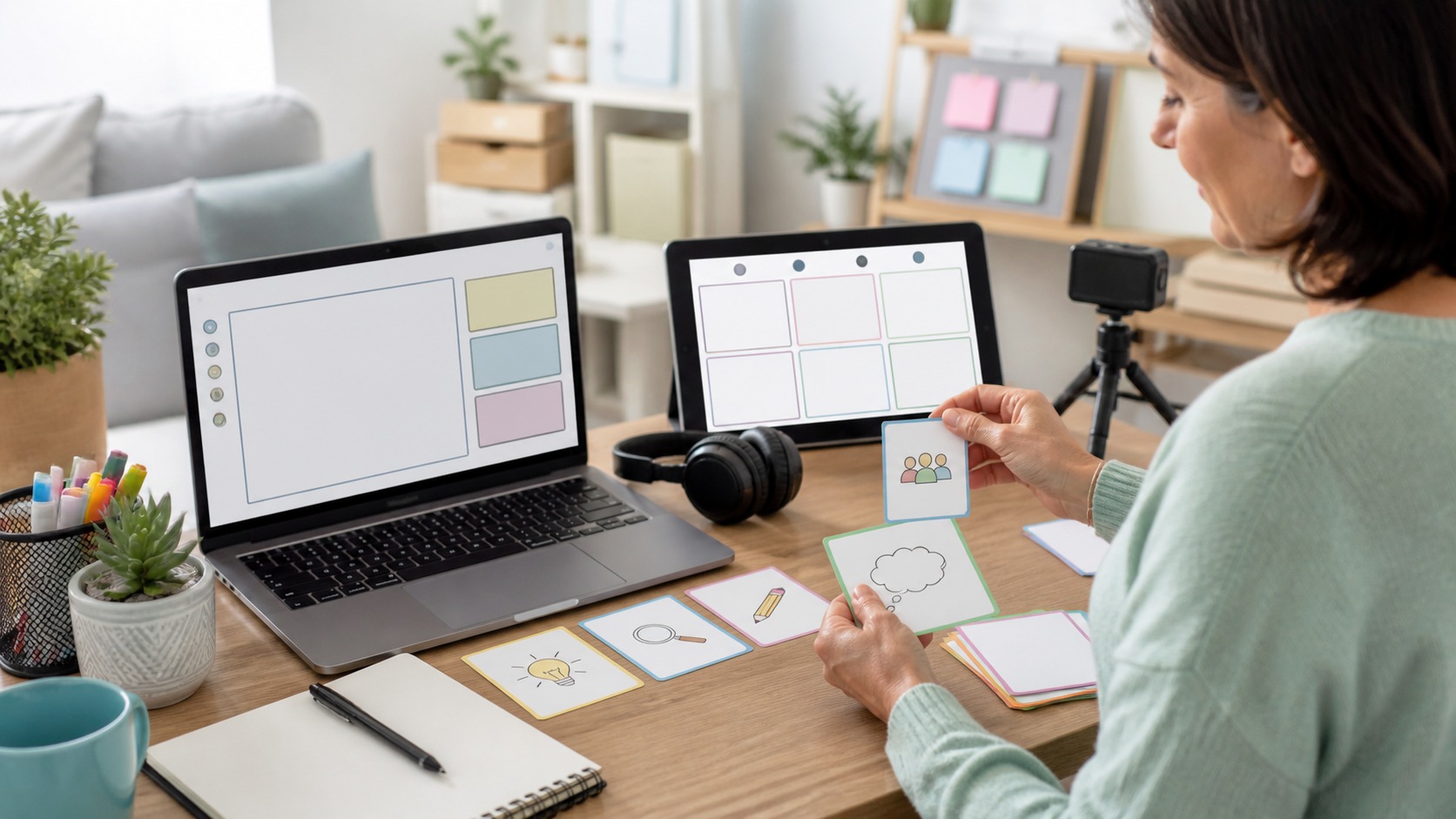 Online learning scene for the best pedagogical strategies for modern classrooms and digital courses