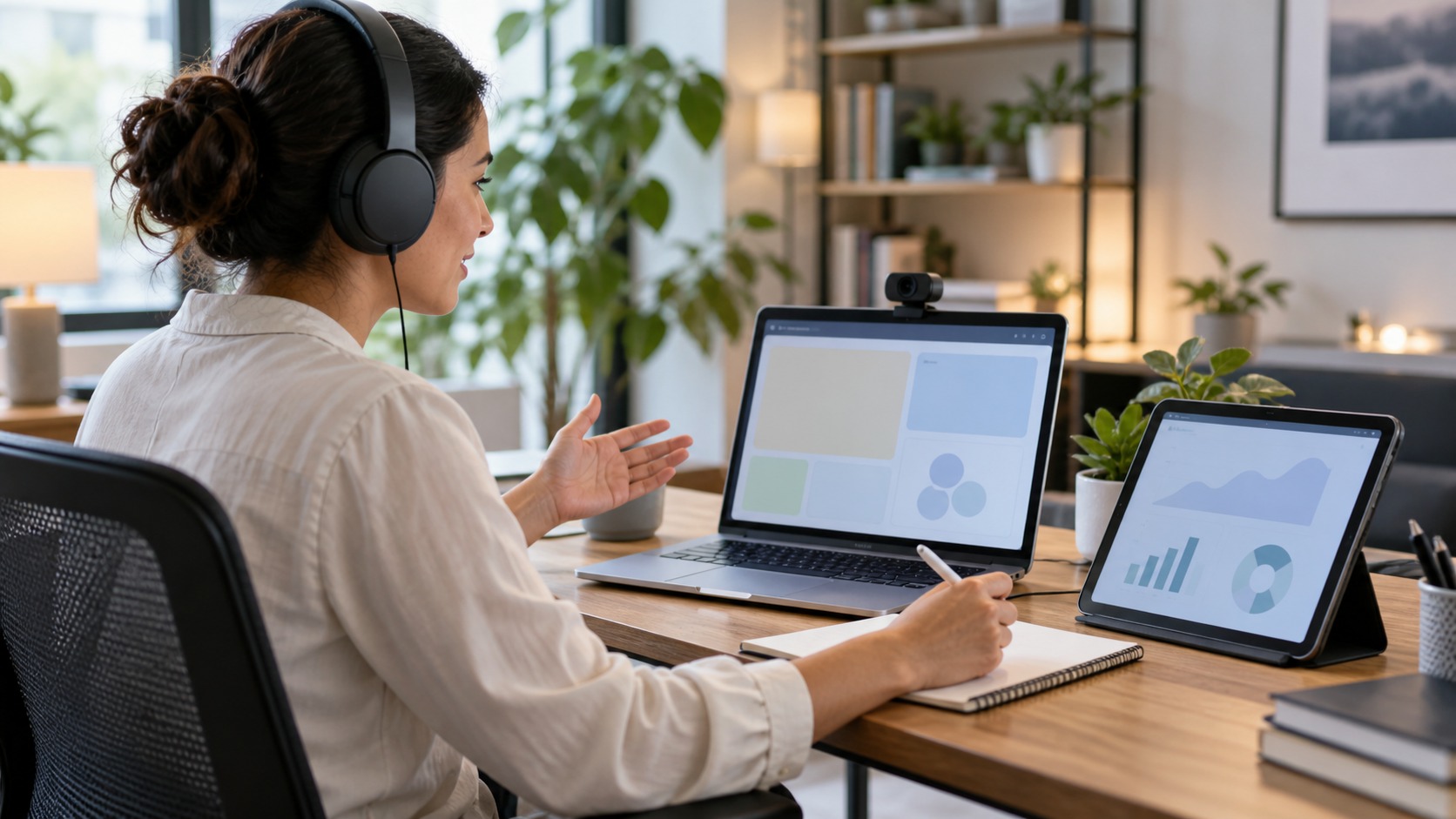 Online learning scene for how technology is transforming pedagogy in online education