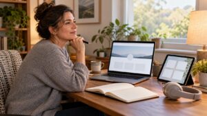 Online learning scene for what is a teaching philosophy and how do you write one?