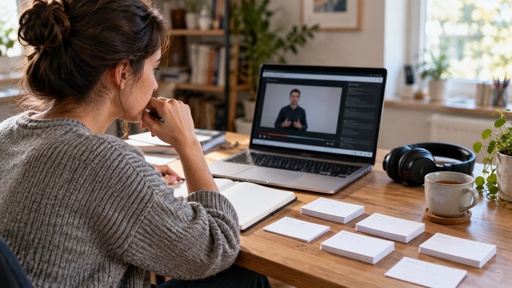 Online learning scene for why you forget what you learn and how to fix it